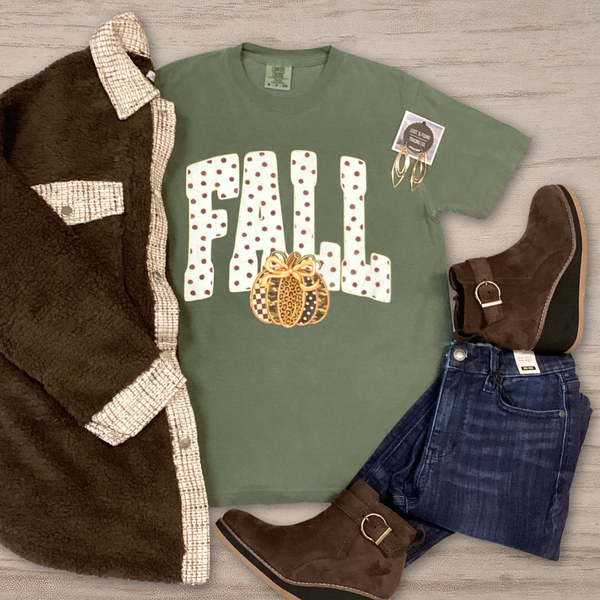 Olive Fall Tee S-XL