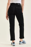 Judy Blue High Waist Aurora Weekender in Jet Black