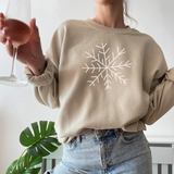 Snowflake Sweatshirt S-2XL