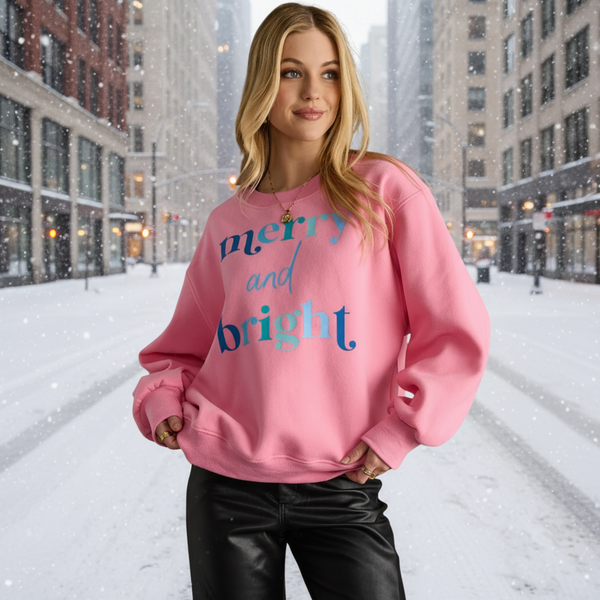 Merry & Bright Sweatshirt S-XL