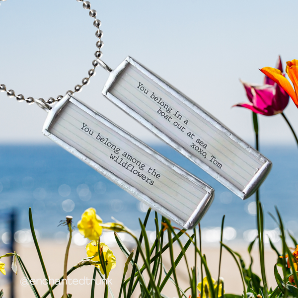 You Belong Among The Wildflowers Necklace