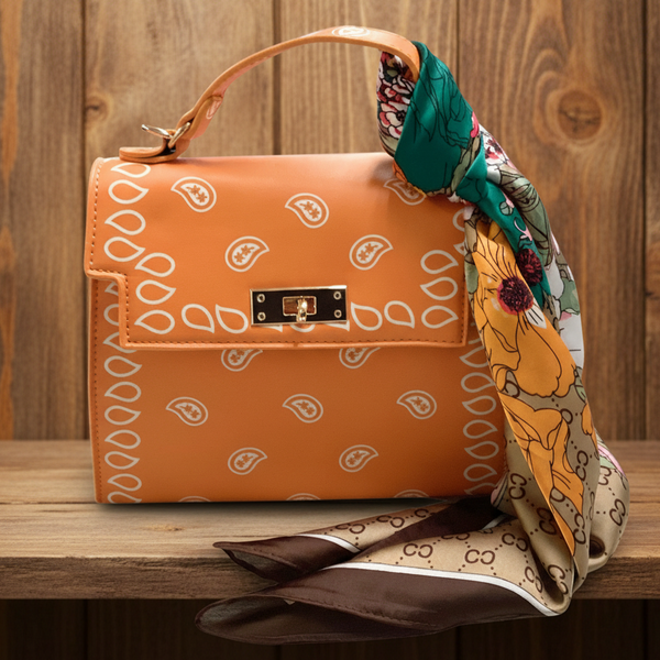 Mustard Bandana Crossbody/Satchel