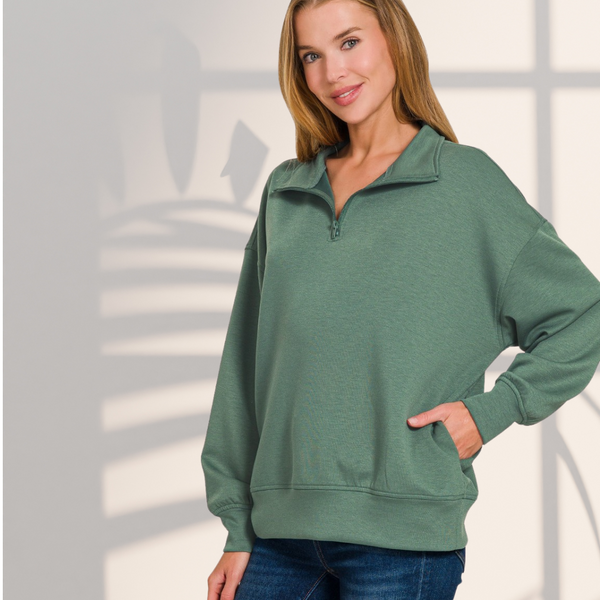 Forest Scuba Quarter-Zip S-L