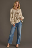 Cream Gingerbread Sweater