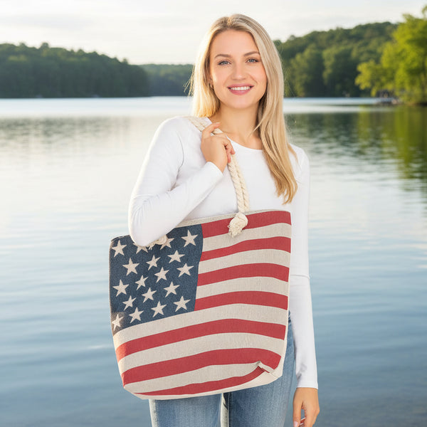 America Canvas Tote Bag