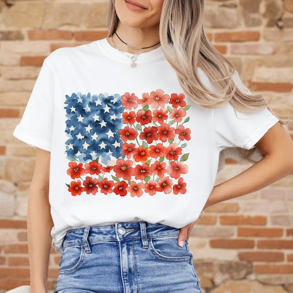 Flower Flag Tee S-XL