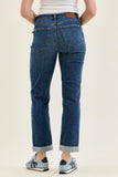 Judy Blue Midrise Billie Boyfriend Medium Everyday Indigo Denim